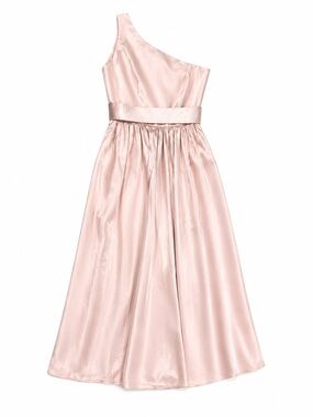 Vera wang white bridesmaid dress One-Shoulder Blush Pink size 8